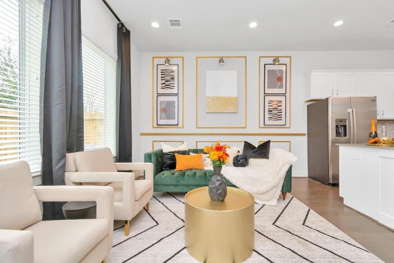 Emerald Palace - New, Modern 3Br Townhome Close To Downtown, Nrg, Med Ctr Houston Dış mekan fotoğraf
