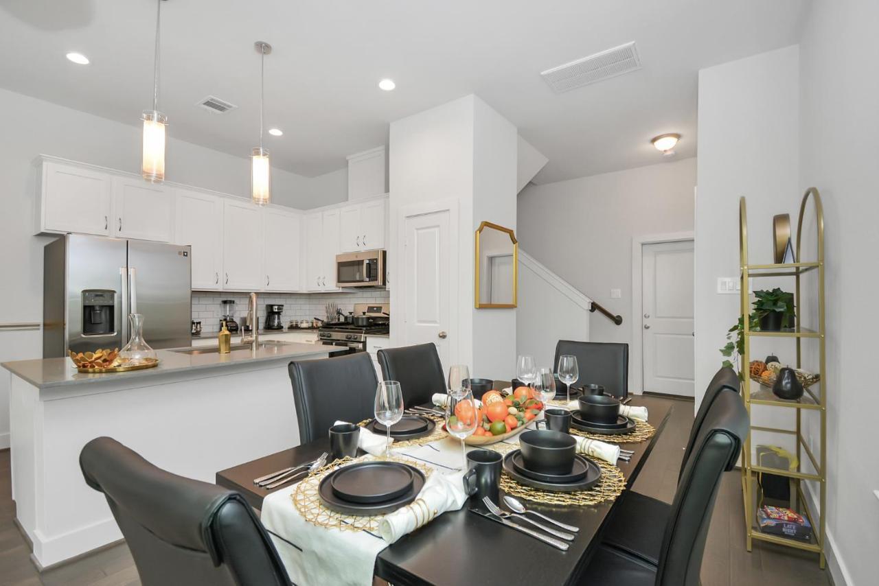 Emerald Palace - New, Modern 3Br Townhome Close To Downtown, Nrg, Med Ctr Houston Dış mekan fotoğraf