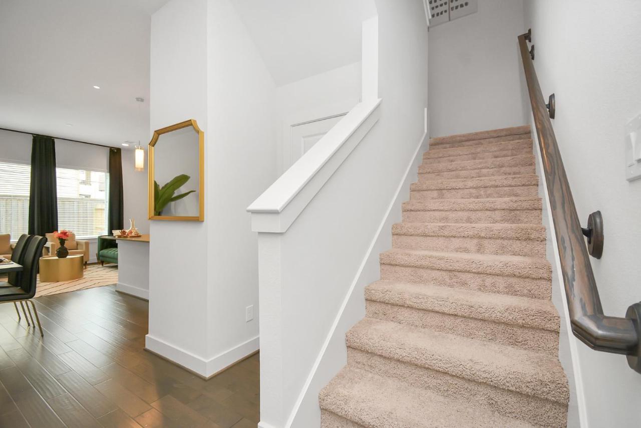Emerald Palace - New, Modern 3Br Townhome Close To Downtown, Nrg, Med Ctr Houston Dış mekan fotoğraf