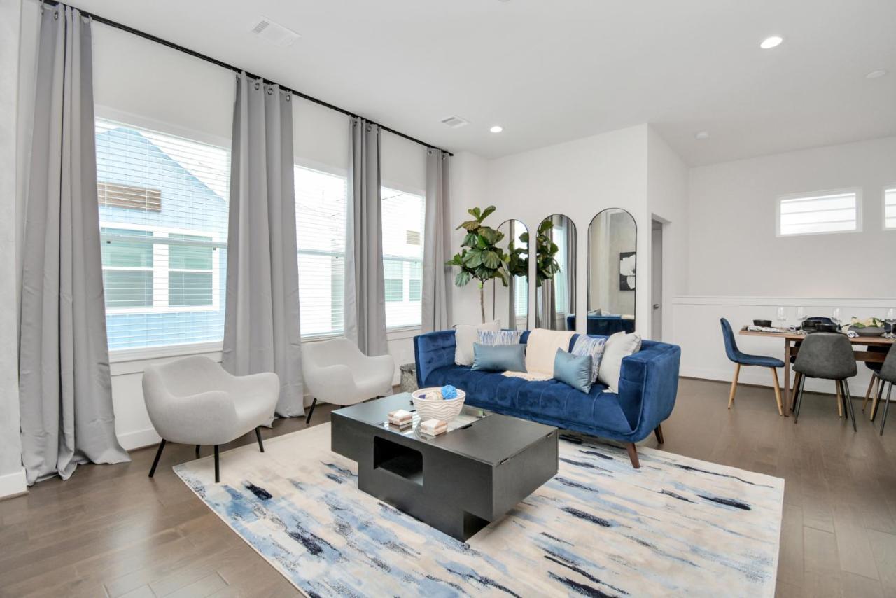 Emerald Palace - New, Modern 3Br Townhome Close To Downtown, Nrg, Med Ctr Houston Dış mekan fotoğraf